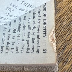 1920s Small Red Book TALES OF SHERLOCK HOLMES Sir A. Conan Doyle Little Luxart