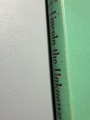 Lincoln the Unknown Dale Carnegie 1932 Hardcover First Edition Good Cloth