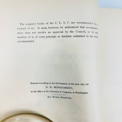 The Leading Facts of American History 1891 DH Montgomery Chautauqua Course HC
