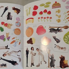 Bon Appetit! by RH Disney Staff (2007, Trade Paperback) Reusable Sticker Book