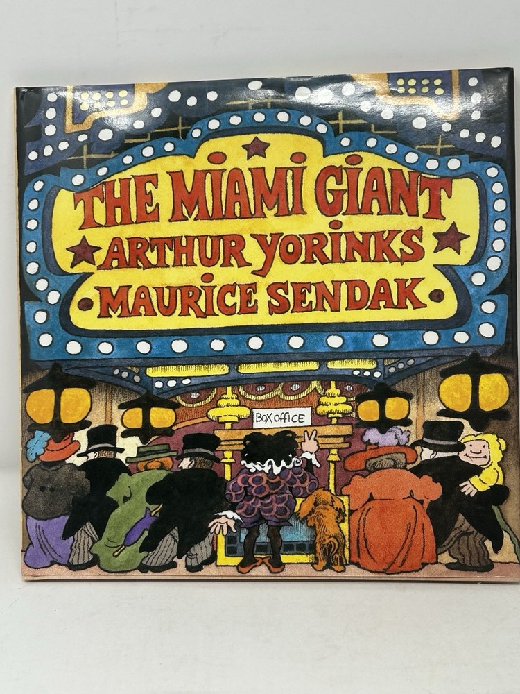 THE MIAMI GIANT by Arthur Yorinks & Maurice Sendak 1st Ed HC DJ 1995 vTG