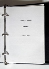 J. Vernon McGee’s Notes on the Holy Bible (partially complete, w/binder)