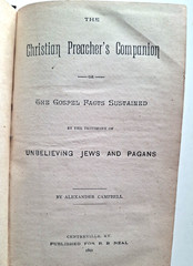 Alexander Campbell Christian Preacher’s Companion, 1891 Centreville KY Imprint