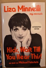 LIZA MINNELLI SIGNED AUTOGRAPHED KIDS WAIT TIL YOU HEAR HC 1ST EDITION BOOK