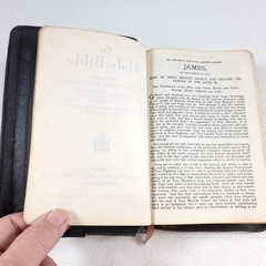 Holy Bible Pronouncing National Bible Press Undated Leather Authorized KJV