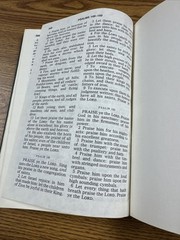 New Testament Psalms King James Version KJV Large Print HC National Bible Press