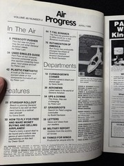 Air Progress Magazine April 1986 Vol 48 No 4 Prescott Pusher Aviation Aircraft