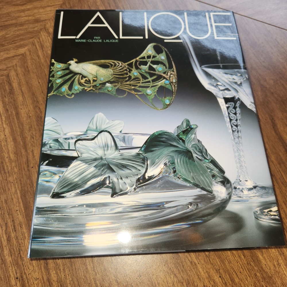Lalique 1988 Large Signed Coffee Table Book 1st Edition W Extra Catalogs French