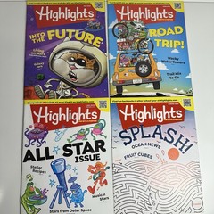 Highlights Magazines 12 Issues + Hidden Pictures Unused 2023 Complete Year 9-12