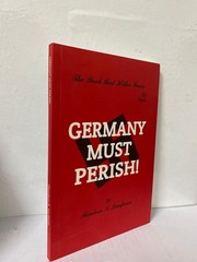 Germany Must Perish! by Theodore N. Kaufman Paperback usa stock