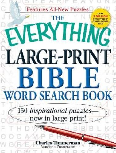 Charles Timmerman The Everything Large-Print Bible Word Search Book (Paperback)