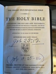 Unique and Rare Oxford KJV Bible Bound in Genuine Morocco, Morocco zip Cover