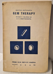 GEM THERAPY: B. Bhattacharyya Revised/1981/Rare/Good (see photos)