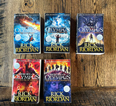 Rick Riordan Percy Jackson Heroes of Olympus 5 Book Set