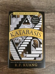 Katabasis by R.F. Kuang Waterstones Signed Exclusive Edition Sprayed Edges