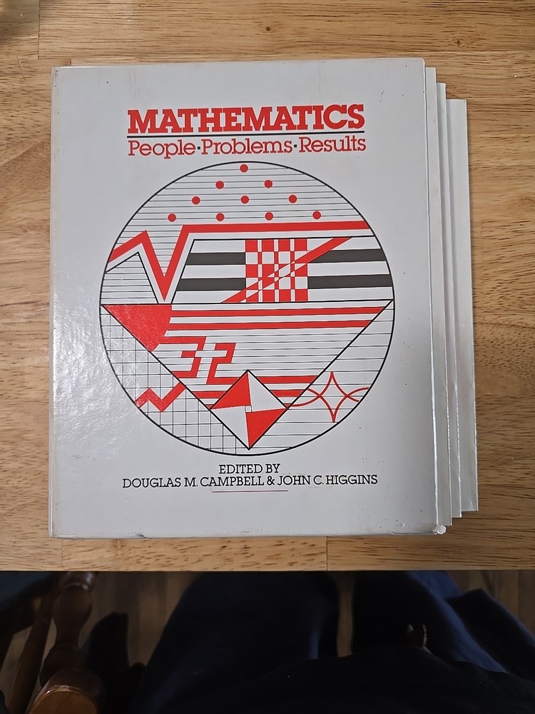 Mathematics: People, Problems, Results 3 Vol Set with Case exlibris G.H. Hahne .