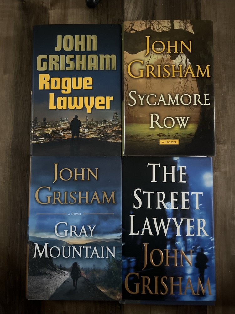John Grisham Lot Of 4 Hardcover Books ALL 1ST EDITIONS !!