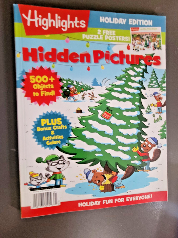 Highlights Hidden Pictures -Holiday Edition – 500+ Hidden Objects- Bonus Posters