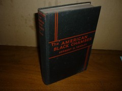 Herbert O Yardley. American Black Chamber. 1931. Secret Service. Codes. VG, dj.