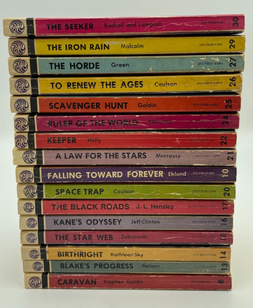 Lot of 16 Vintage Laser Books 1970’s Science Fiction Paperbacks