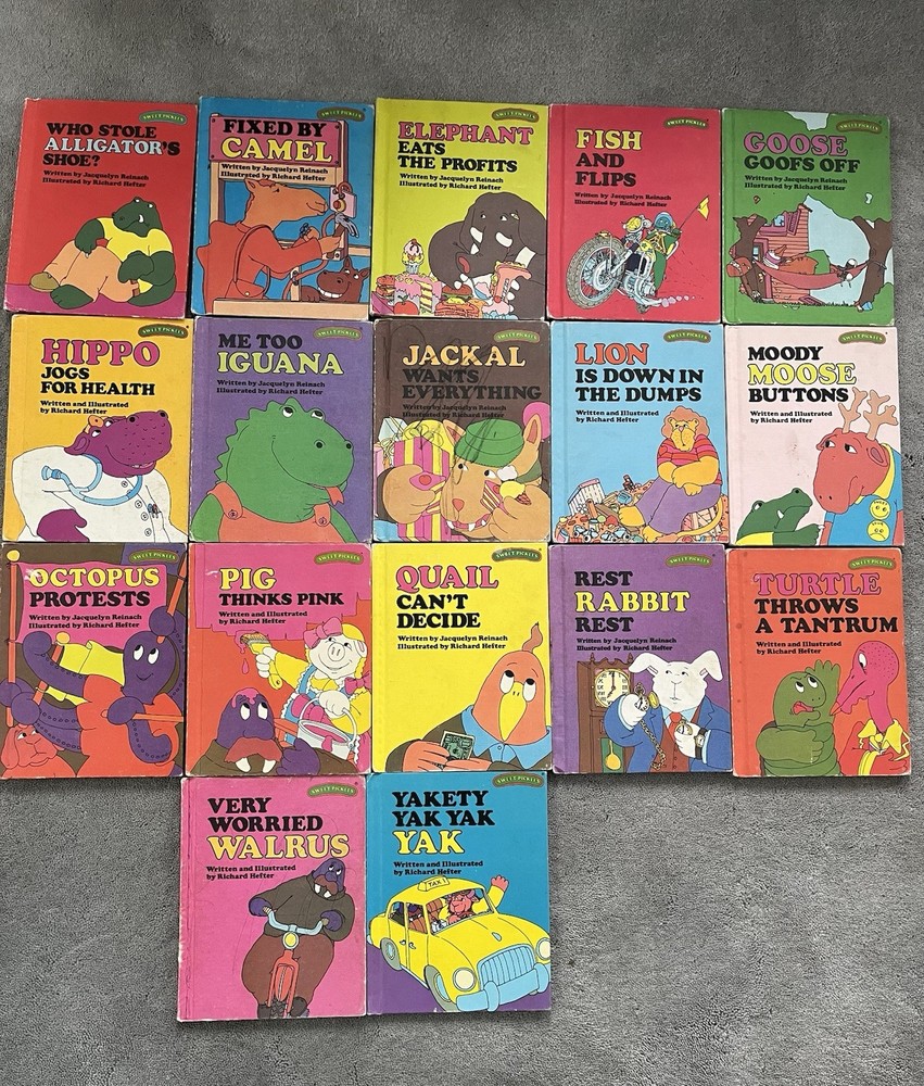 25 Vintage Sweet Pickles Books Kids Hardcover – 1970s