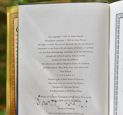 Signed Adam Gopnik King in the Window First Edition Hardcover: 416 pages