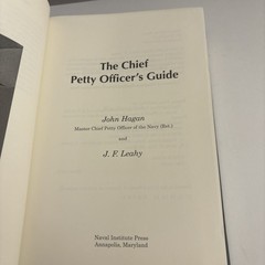 Chief Petty Officer’s Guide by Jack Leahy and John Hagan (2004, Hardcover) Navy