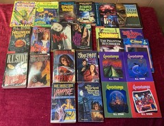 Lot Vintage YA Horror Books Paperback Goosebumps Pike Fear Street 1980s 1990s