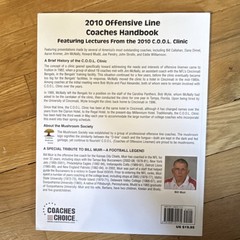2009 -2012 Offensive Line Coaches Handbook C.O.O.L Clinic Lecture – BUNDLE