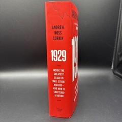 1929 by Andrew Ross Sorkin (2025, Hardcover) SIGNED 1st Printing Like New