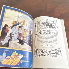 The Easton Press Le Morte D’Arthur Vol 1 Sir Thomas Malory Hardcover Illus 1985