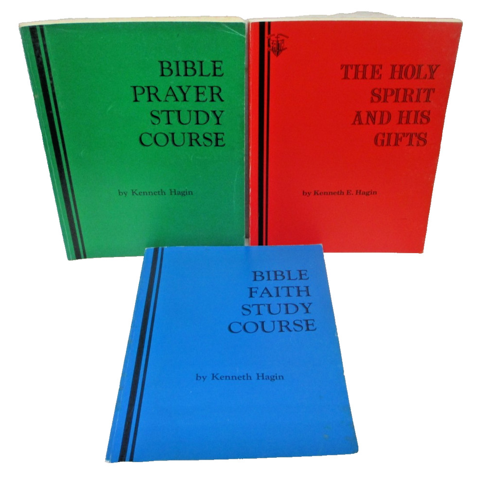 Kenneth Hagin Bible Study Course book lot Prayer, Faith, Holy Spirit religion