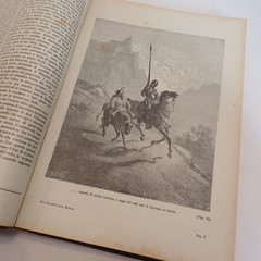 Antique 1925 Don Chisciotte by Cervantes, Italian Ed., Illust. by Dore