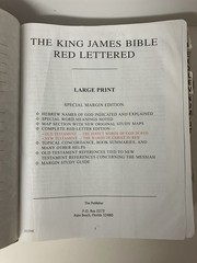 2001 Word of God Bible KJV Special Margin Edition Large Print Tabs GOOD