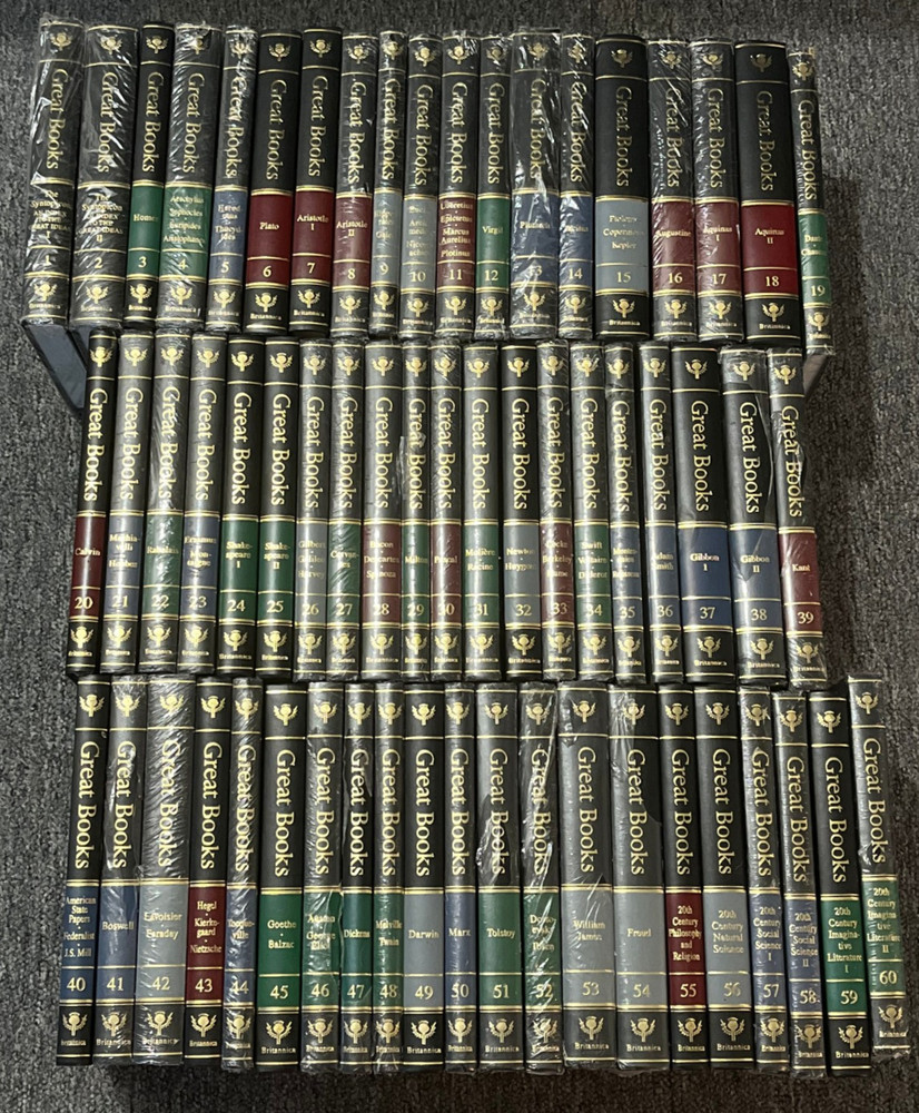 Great Books of the Western World 60 Complete Vol Set Britannica 2005 Some Sealed