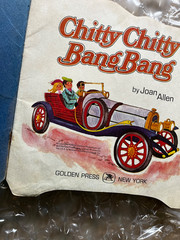 Chitty Chitty Bang Bang Golden Shape Book 1968 Vintage Children’s Paperback rare