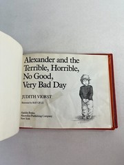 Alexander And The Terrible, Horrible, No Good, Very Bad Day Childrens Book Set