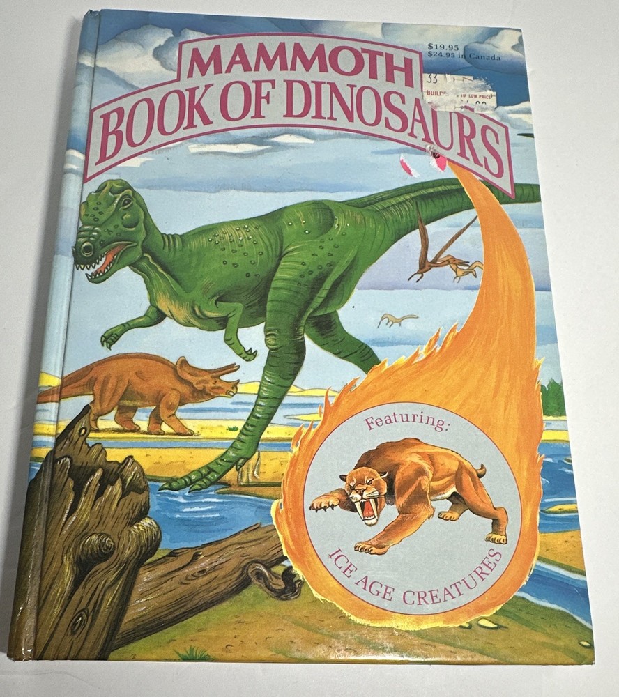 Modern Publishing Mammoth Book of Dinosaurs Hardcover Illustrated Picture Book