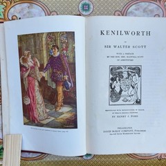 Antique Kenilworth by Sir Walter Scott, illus. Henry J. Ford Victorian Era Novel
