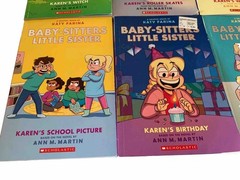 The Baby Sitters Club Little Sisters Books Lot #1-7 + 9 Graphic Novel Paperbacks