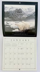 BOOK + artist-signed calendar, The Art of Robert Bateman, hardcover, 180 pages