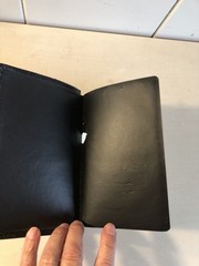 Holy Bible KJV Collins Black Leather References Red Letter Vintage