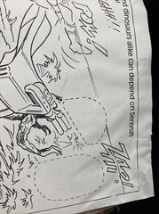 Unused VINTAGE 80s 1988 Golden STICKER FUN Coloring Book-DINO RIDERS #95