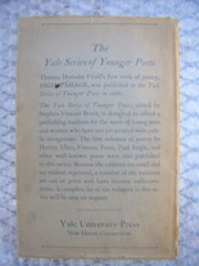 Westering by THOMAS HORNSBY FERRIL Hardcover Yale University Press Second 1935