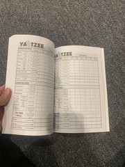 Yahtzee Score Pads Large Print 6×9 Score Sheets 720+ Pages Game Record Book NEW