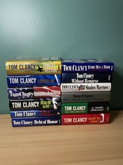 Tom Clancy lot 12 Books Hardcover Dust Jacket Mixed Titles & Years