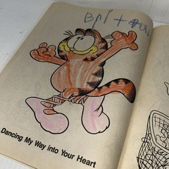 Garfield 1988 A Coloring Book Golden 31 Pages Vintage Used See Pics/80