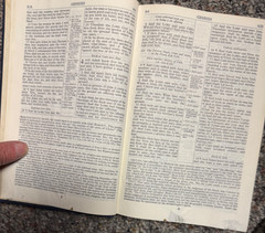 New Scofield Reference Edition Bible Hard Cover 1967 Vintage Blue