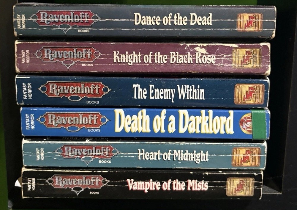 Ravenloft Books Dungeons And Dragons PB Lot Of 6 Vampire Knight Darklord Dead