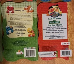 Bendon SESAME STREET Shaped Board Books Lot of 8 Beginnings & First Books 2000’s